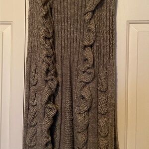Cozy Cable Knit Cardigan - Taupe